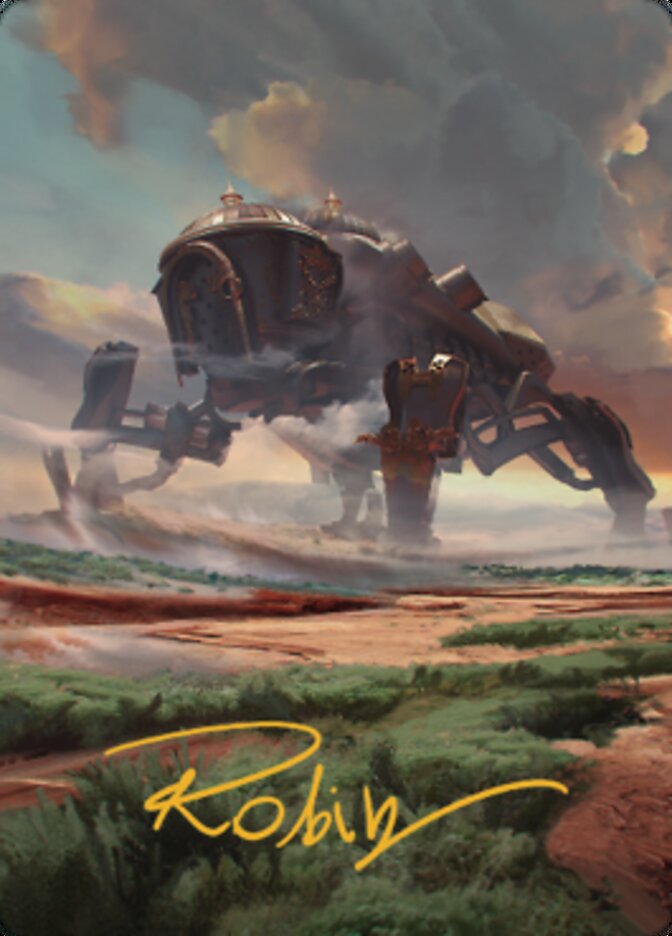 Plains (2) Art Card (Gold-Stamped Signature) [The Brothers' War Art Series] | Odin's Place