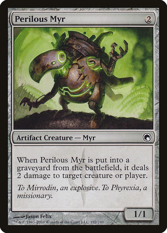 Perilous Myr (192) [Scars of Mirrodin] | Odin's Place