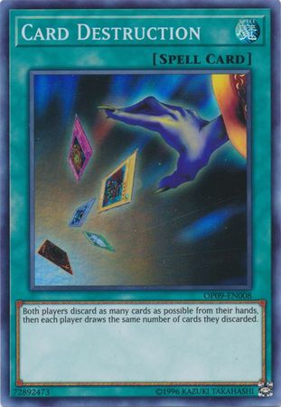 Card Destruction [OP09-EN008] Super Rare | Odin's Place