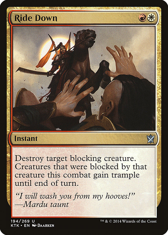 Ride Down (194) [Khans of Tarkir] | Odin's Place