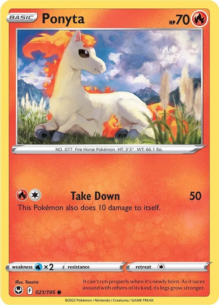 Ponyta (021/195) [Sword & Shield: Silver Tempest] | Odin's Place