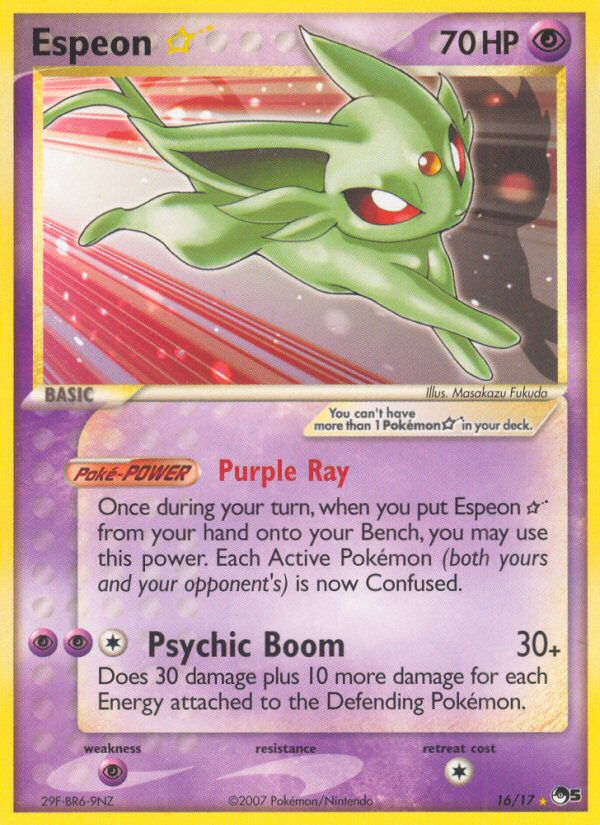 Espeon Star (16/17) [POP Series 5] | Odin's Place