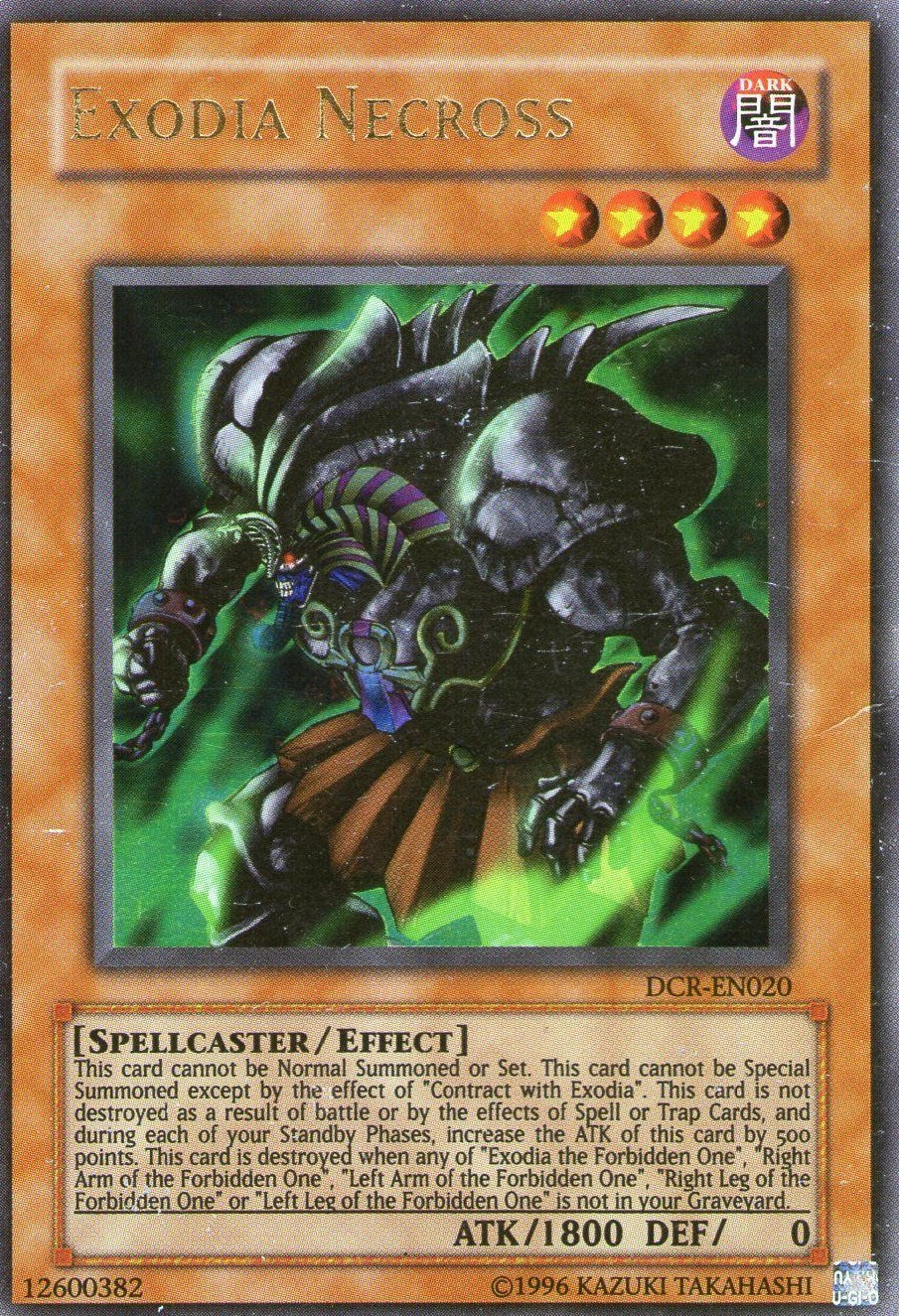 Exodia Necross [DCR-EN020] Ultra Rare | Odin's Place