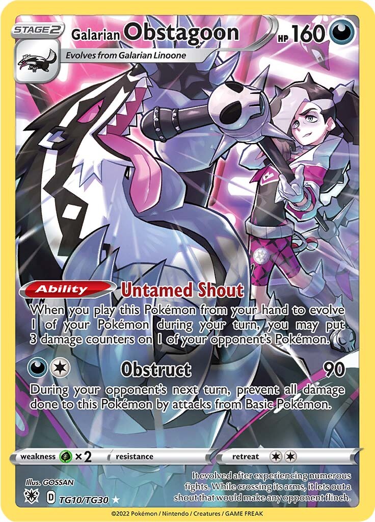 Galarian Obstagoon (TG10/TG30) [Sword & Shield: Astral Radiance] | Odin's Place