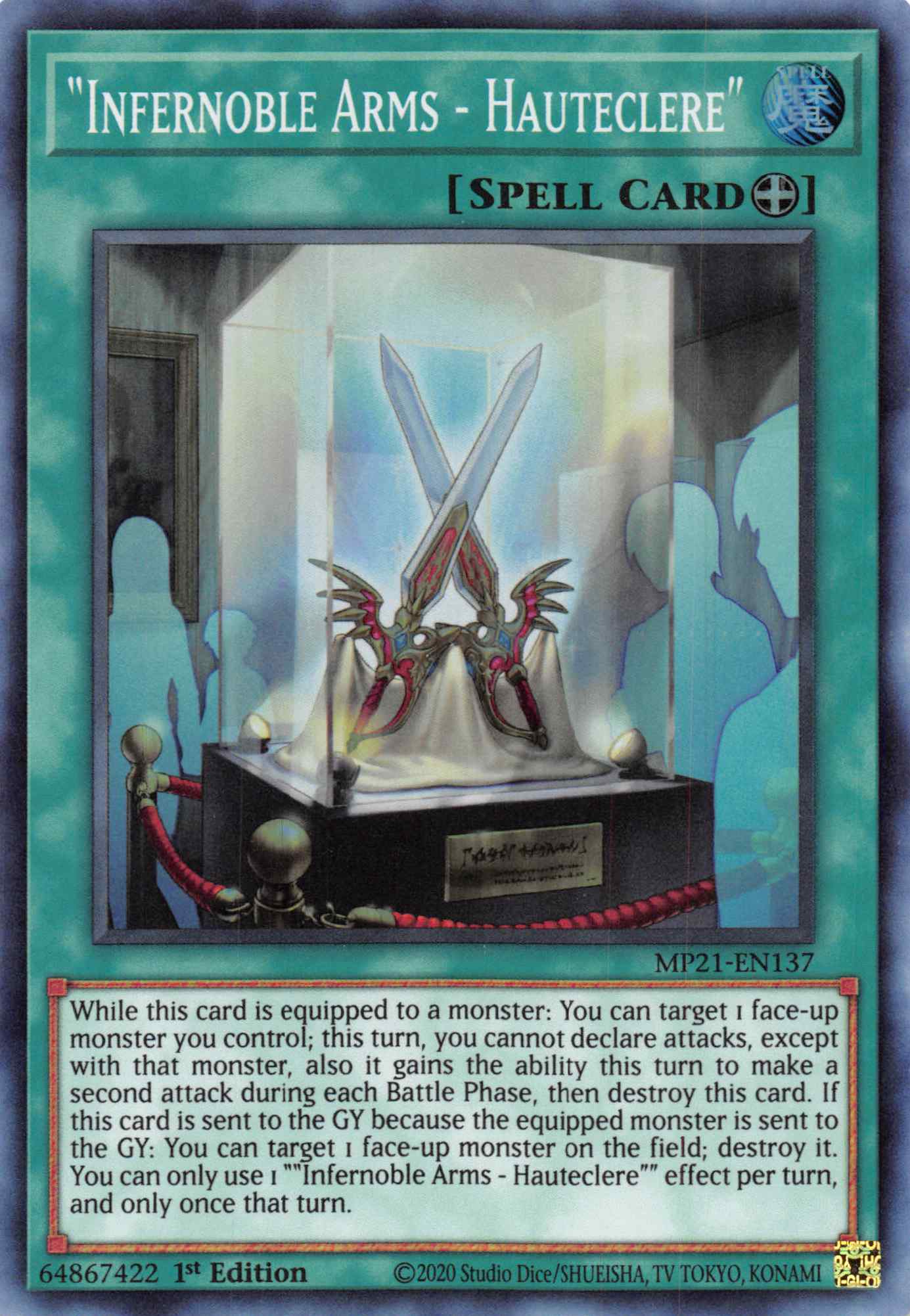 Infernoble Arms - Hauteclere [MP21-EN137] Super Rare | Odin's Place