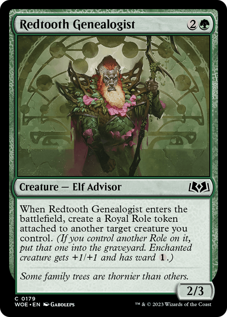 Redtooth Genealogist [Wilds of Eldraine] | Odin's Place