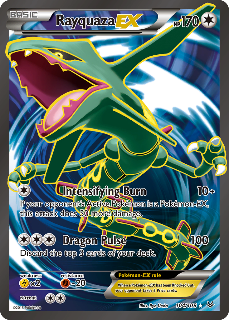 Rayquaza EX (104/108) [XY: Roaring Skies] | Odin's Place