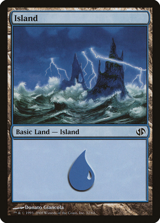 Island (32) [Duel Decks: Jace vs. Chandra] | Odin's Place