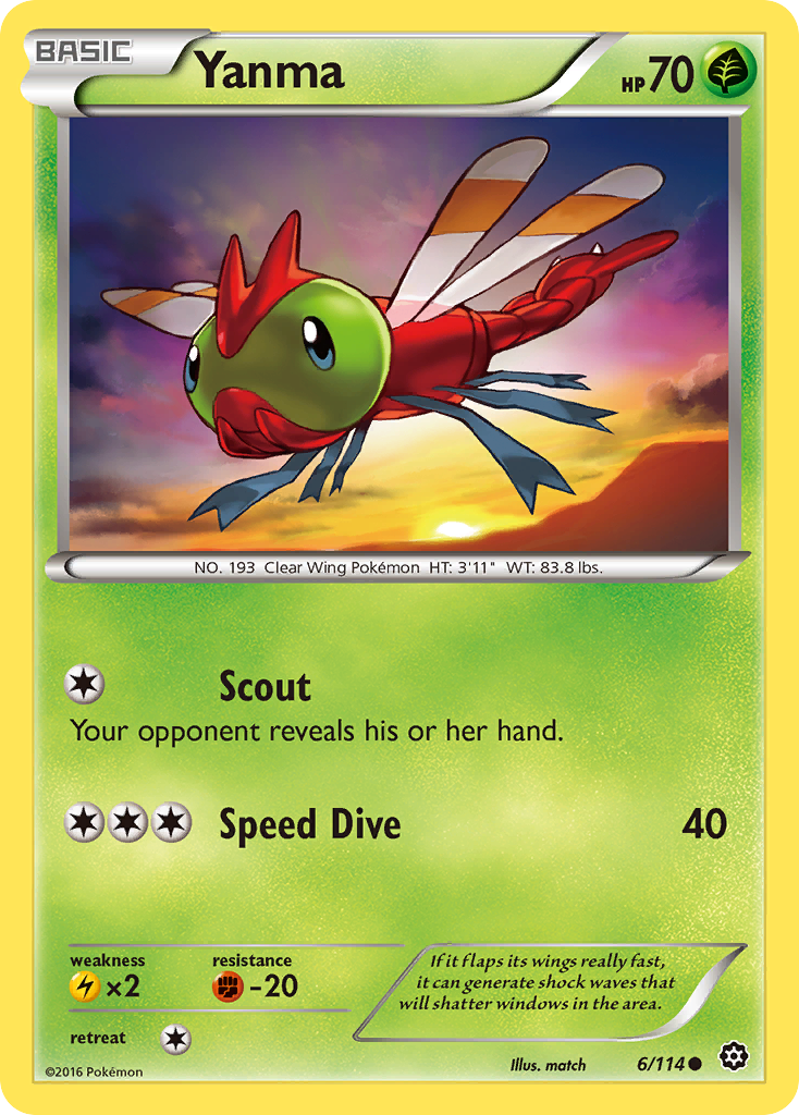 Yanma (6/114) [XY: Steam Siege] | Odin's Place