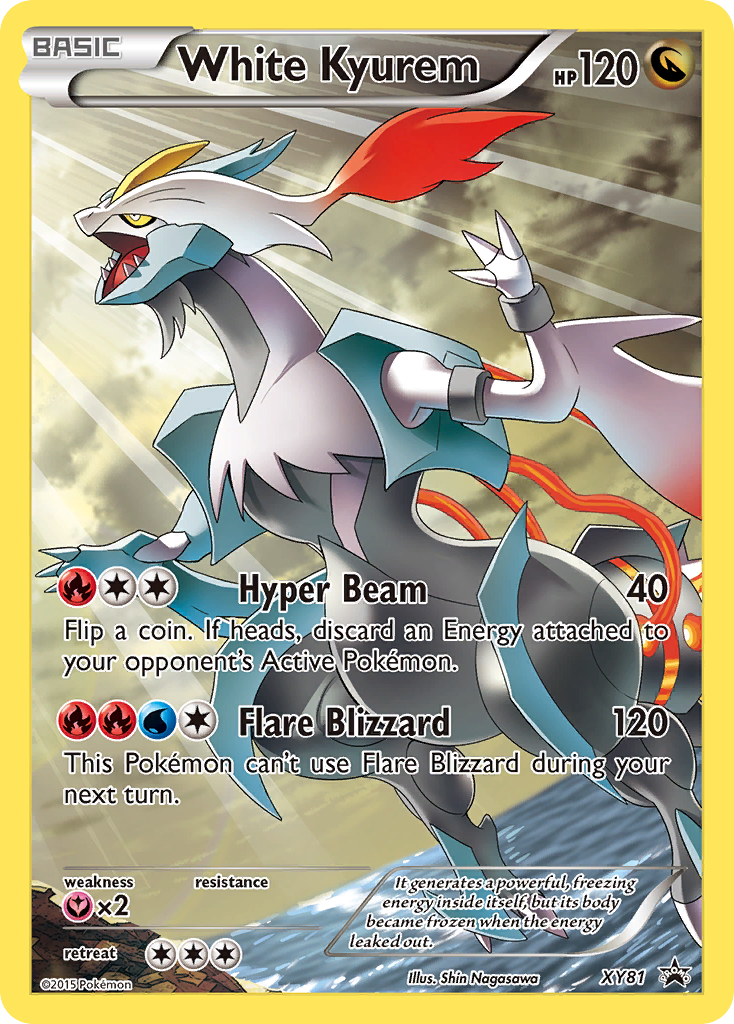 White Kyurem (XY81) (Full Art Promo) [XY: Black Star Promos] | Odin's Place