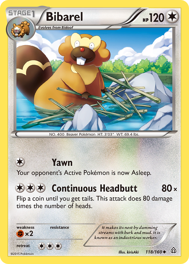Bibarel (118/160) [XY: Primal Clash] | Odin's Place