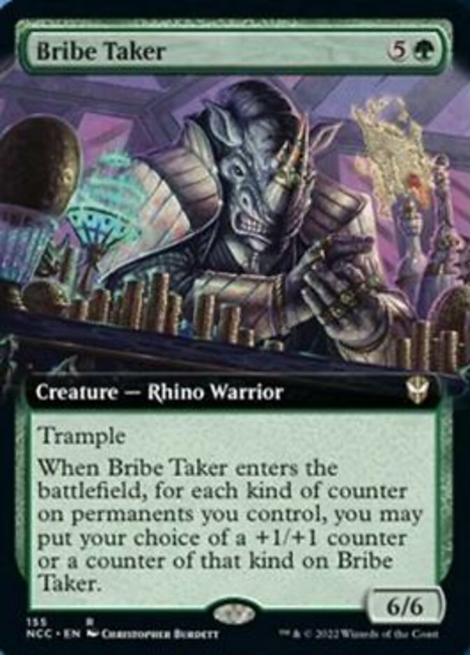 Bribe Taker (Extended Art) [Streets of New Capenna Commander] | Odin's Place