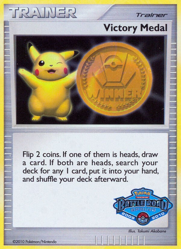 Victory Medal (2009-2010) (Battle Road Spring) [League & Championship Cards] | Odin's Place
