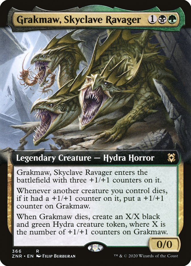 Grakmaw, Skyclave Ravager (Extended Art) [Zendikar Rising] | Odin's Place