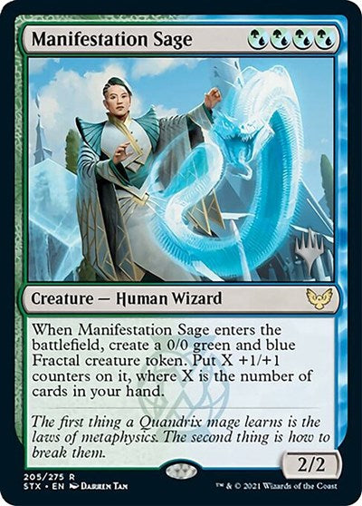 Manifestation Sage (Promo Pack) [Strixhaven: School of Mages Promos] | Odin's Place