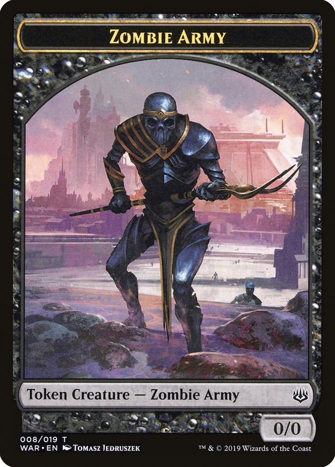 Zombie Army Token (008/019) [War of the Spark Tokens] | Odin's Place