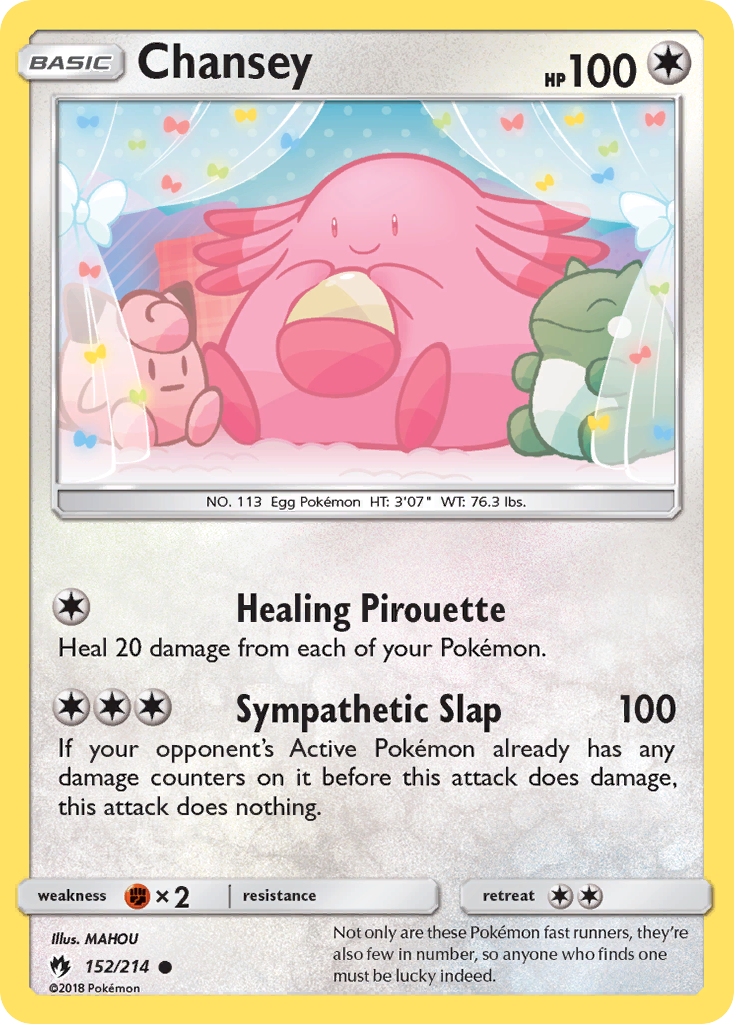 Chansey (152/214) [Sun & Moon: Lost Thunder] | Odin's Place