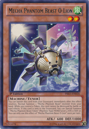 Mecha Phantom Beast O-Lion [PRIO-EN026] Rare | Odin's Place