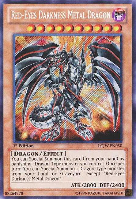 Red-Eyes Darkness Metal Dragon [LCJW-EN050] Secret Rare | Odin's Place