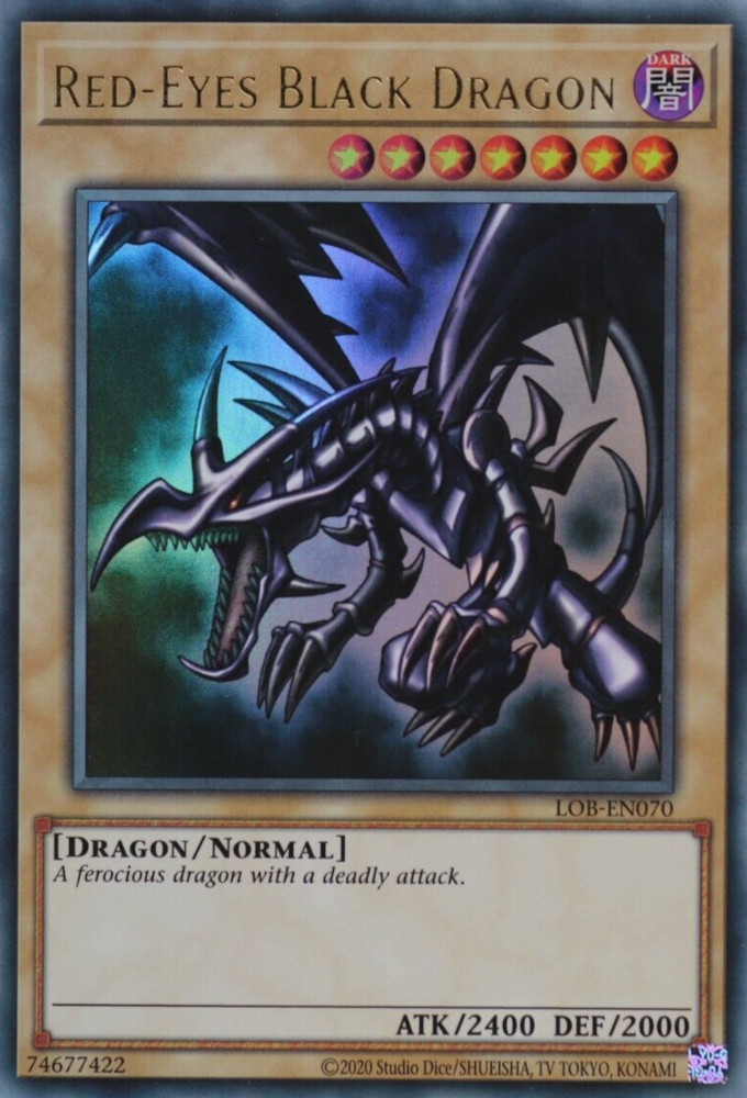 Red-Eyes Black Dragon (25th Anniversary) [LOB-EN070] Ultra Rare | Odin's Place