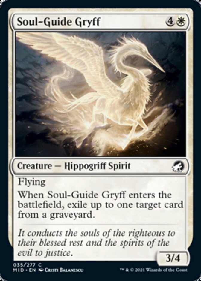 Soul-Guide Gryff [Innistrad: Midnight Hunt] | Odin's Place