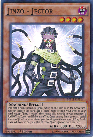 Jinzo - Jector [MP15-EN214] Super Rare | Odin's Place
