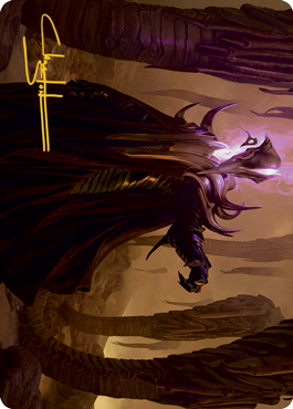 Extus, Oriq Overlord Art Card (Gold-Stamped Signature) [Strixhaven: School of Mages Art Series] | Odin's Place