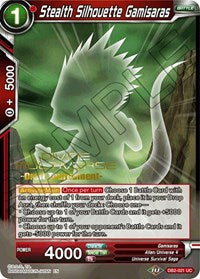 Stealth Silhouette Gamisaras (Divine Multiverse Draft Tournament) (DB2-021) [Tournament Promotion Cards] | Odin's Place