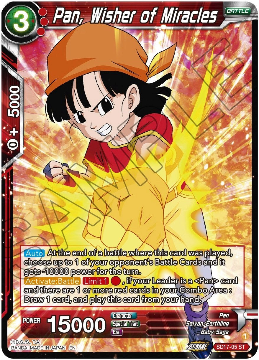 Pan, Wisher of Miracles (SD17-05) [Dawn of the Z-Legends] | Odin's Place