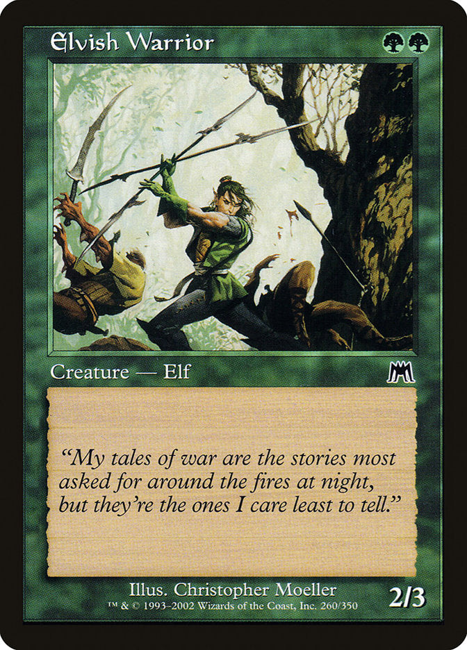 Elvish Warrior (260) [Onslaught] | Odin's Place
