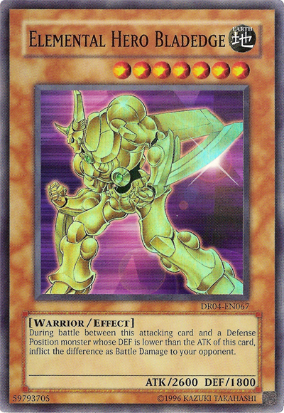 Elemental Hero Bladedge [DR04-EN067] Super Rare | Odin's Place