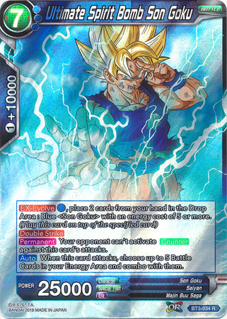 Ultimate Spirit Bomb Son Goku (BT3-034) [Cross Worlds] | Odin's Place
