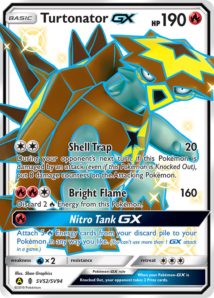 Turtonator GX (SV52/SV94) [Sun & Moon: Hidden Fates - Shiny Vault] | Odin's Place