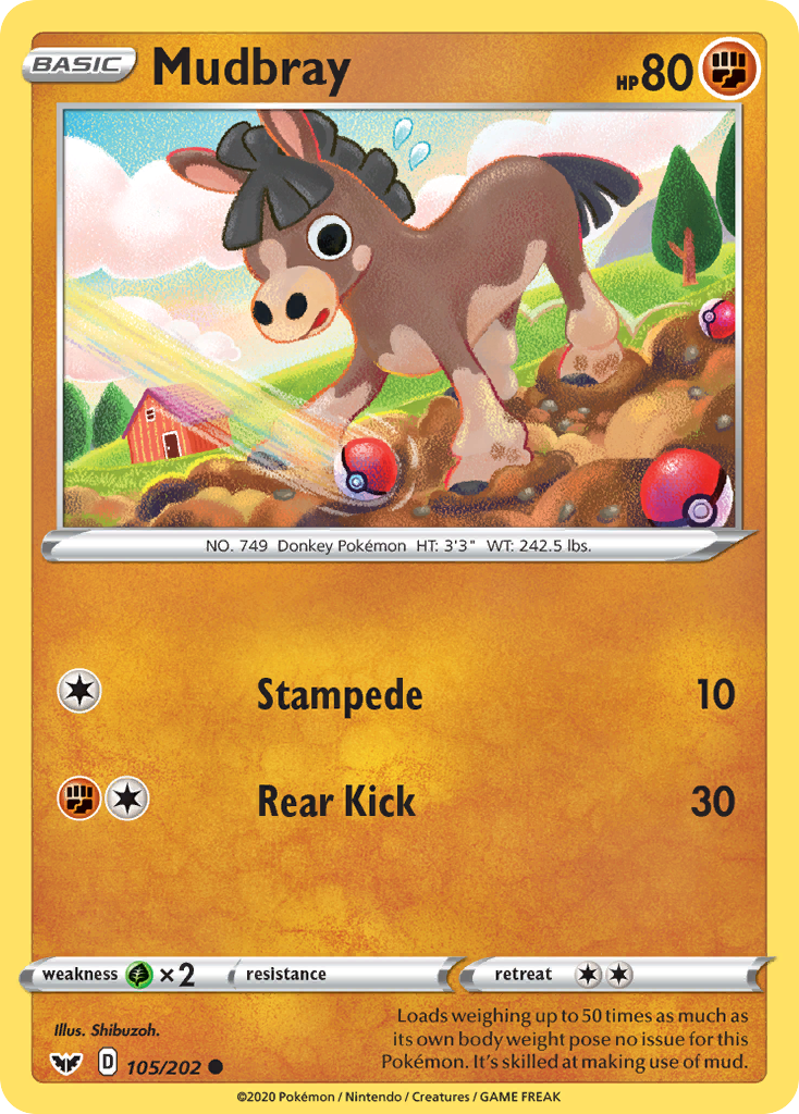 Mudbray (105/202) [Sword & Shield: Base Set] | Odin's Place