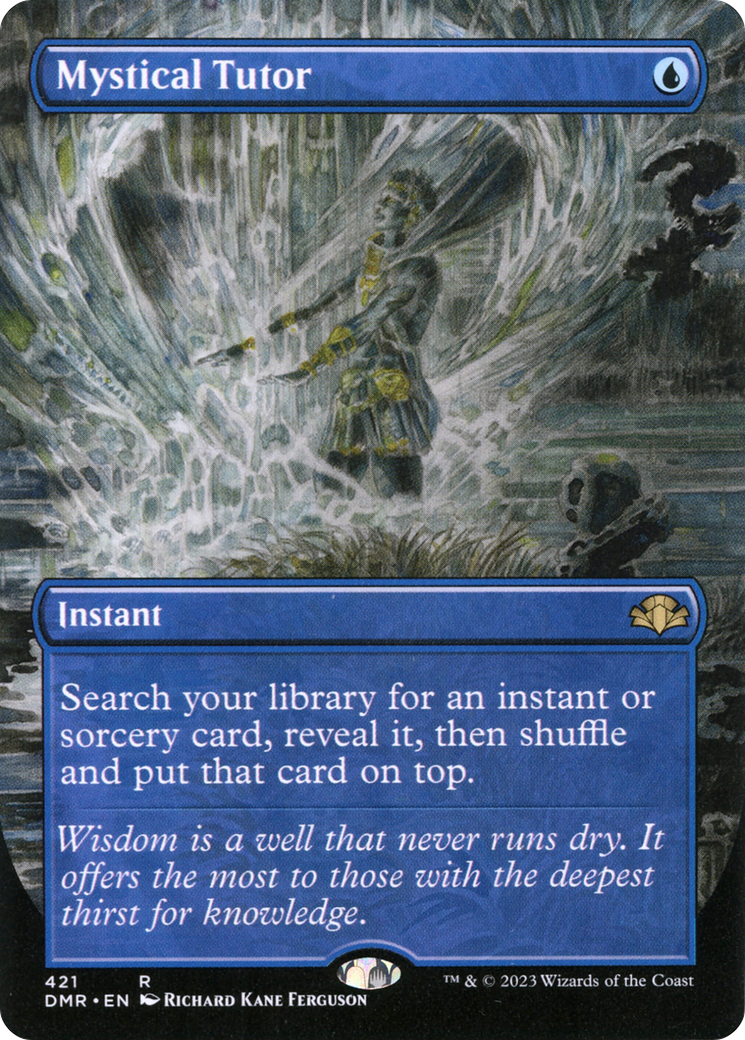 Mystical Tutor (Borderless Alternate Art) [Dominaria Remastered] | Odin's Place