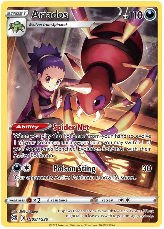 Ariados (TG09/TG30) [Sword & Shield: Brilliant Stars] | Odin's Place