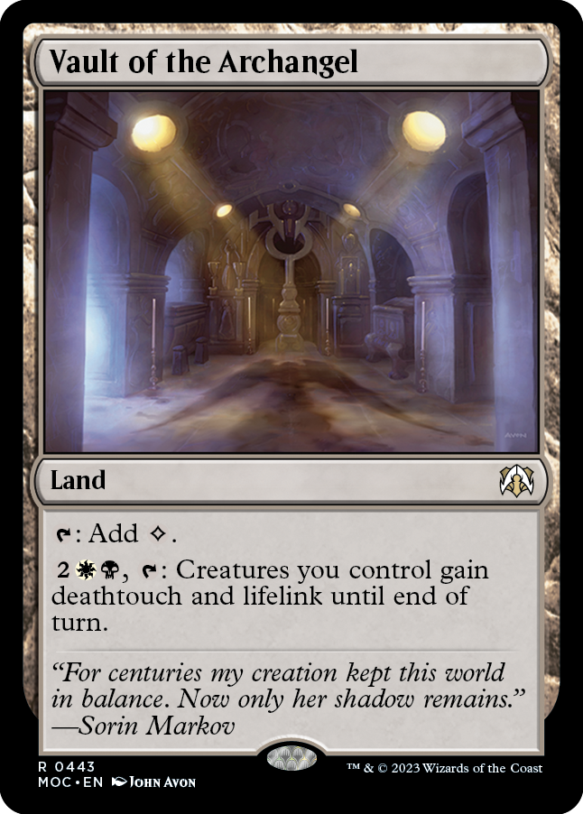 Vault of the Archangel [March of the Machine Commander] | Odin's Place