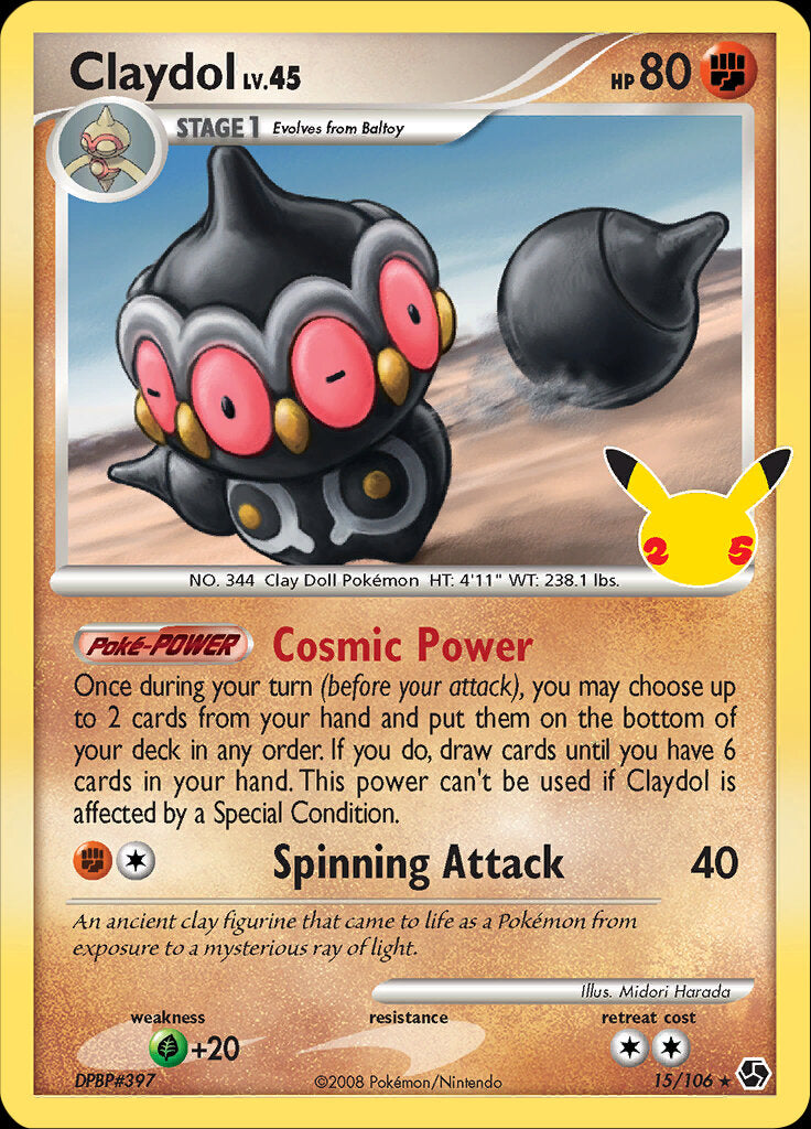 Claydol (15/106) [Celebrations: 25th Anniversary - Classic Collection] | Odin's Place