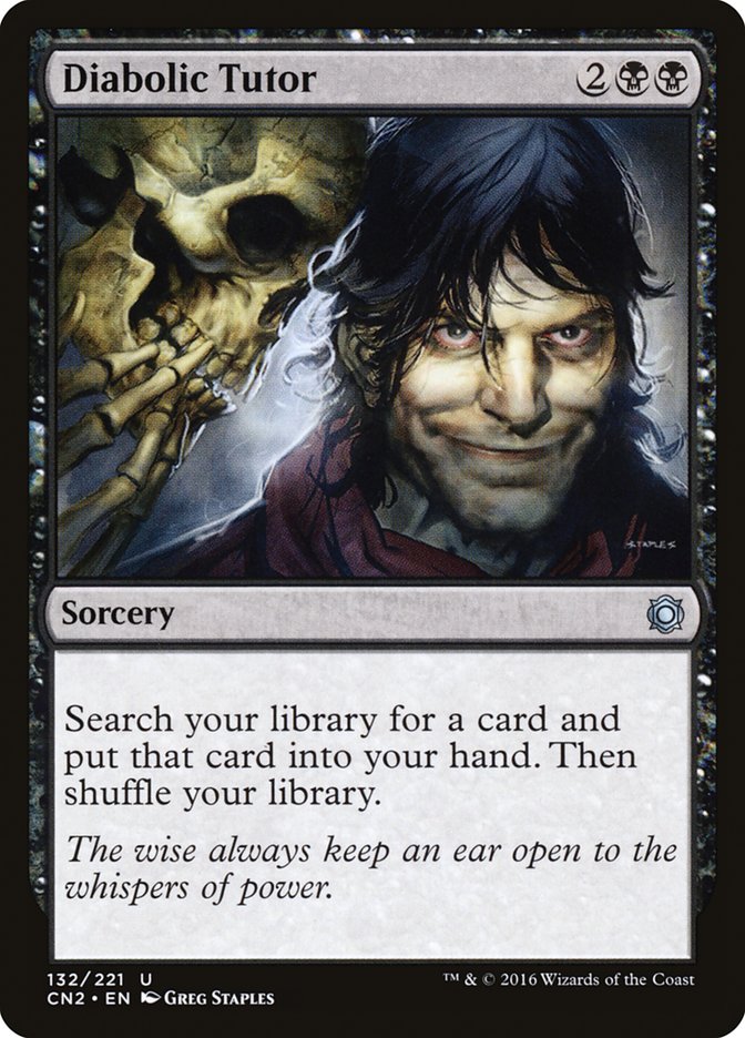 Diabolic Tutor (132) [Conspiracy: Take the Crown] | Odin's Place