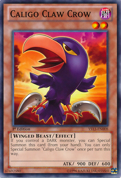 Caligo Claw Crow [YS13-EN008] Common | Odin's Place
