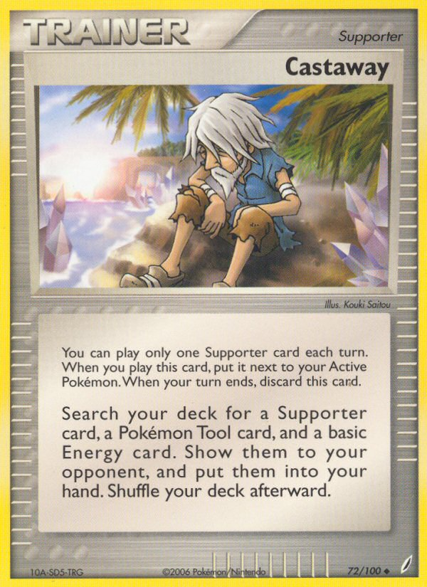 Castaway (72/100) [EX: Crystal Guardians] | Odin's Place