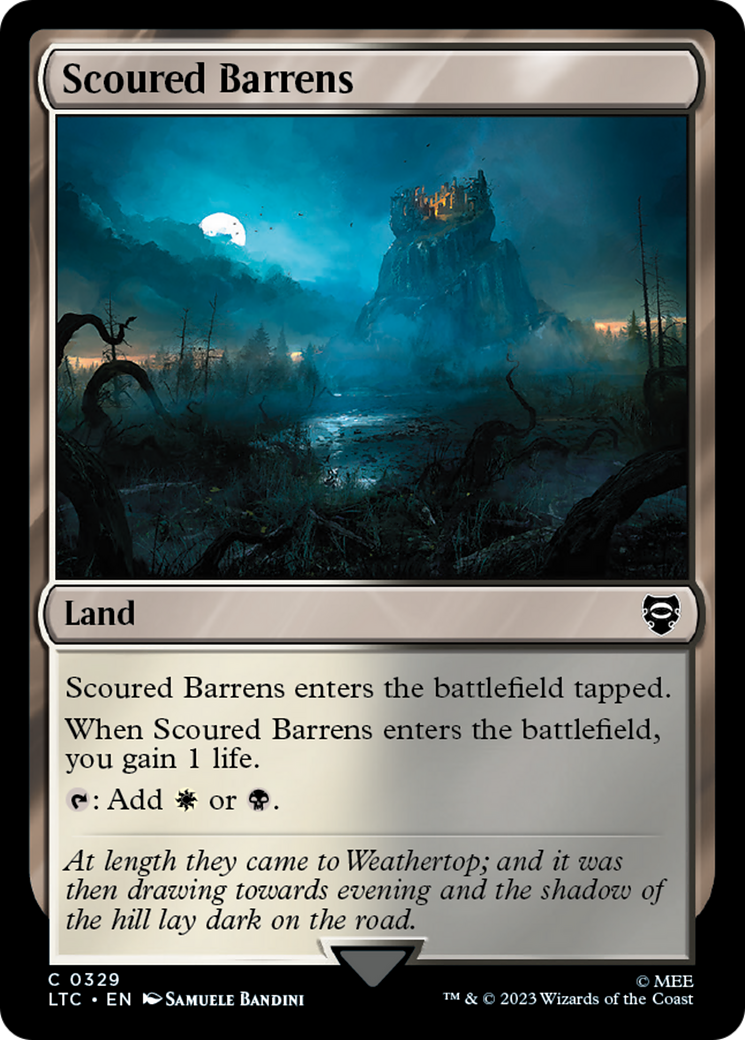 Scoured Barrens [The Lord of the Rings: Tales of Middle-Earth Commander] | Odin's Place