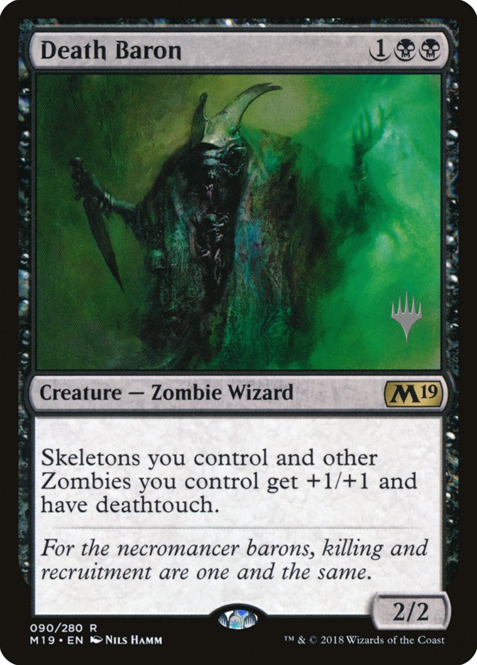 Death Baron (Promo Pack) [Core Set 2019 Promos] | Odin's Place