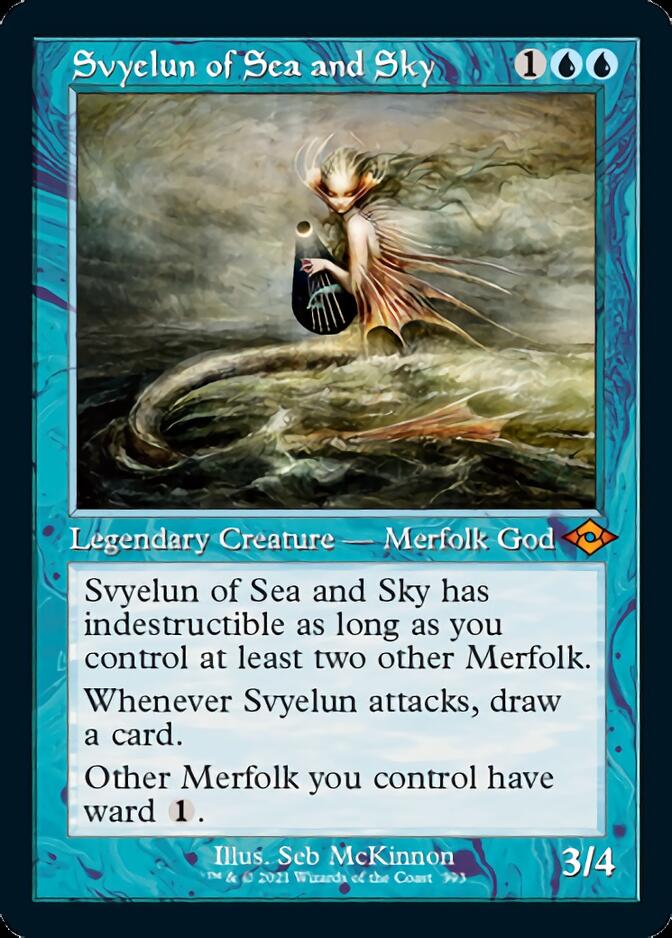 Svyelun of Sea and Sky (Retro Foil Etched) [Modern Horizons 2] | Odin's Place