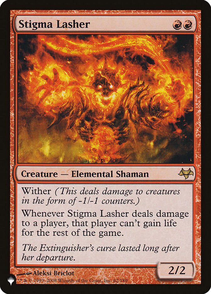 Stigma Lasher [The List] | Odin's Place