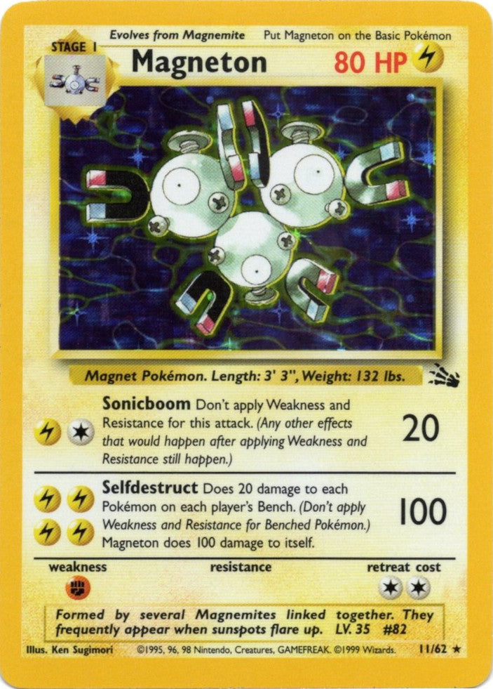 Magneton (11/62) [Fossil Unlimited] | Odin's Place