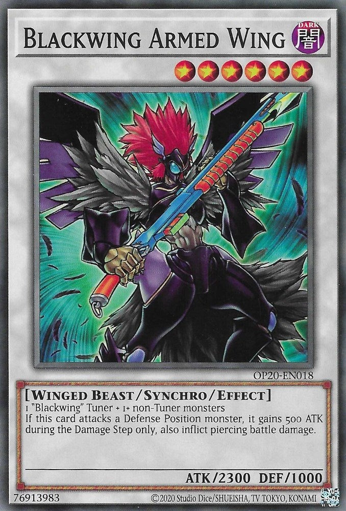 Blackwing Armed Wing [OP20-EN018] Common | Odin's Place