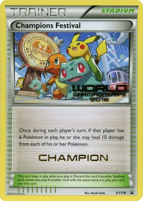 Champions Festival (XY176) (2016 Champion) [XY: Black Star Promos] | Odin's Place