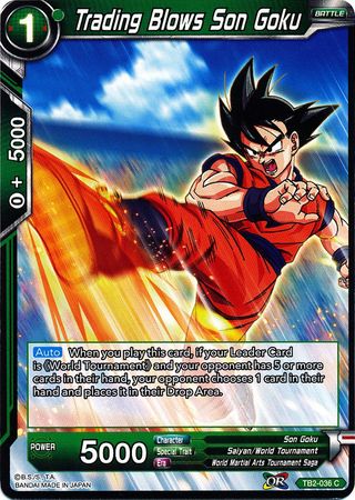 Trading Blows Son Goku (TB2-036) [World Martial Arts Tournament] | Odin's Place