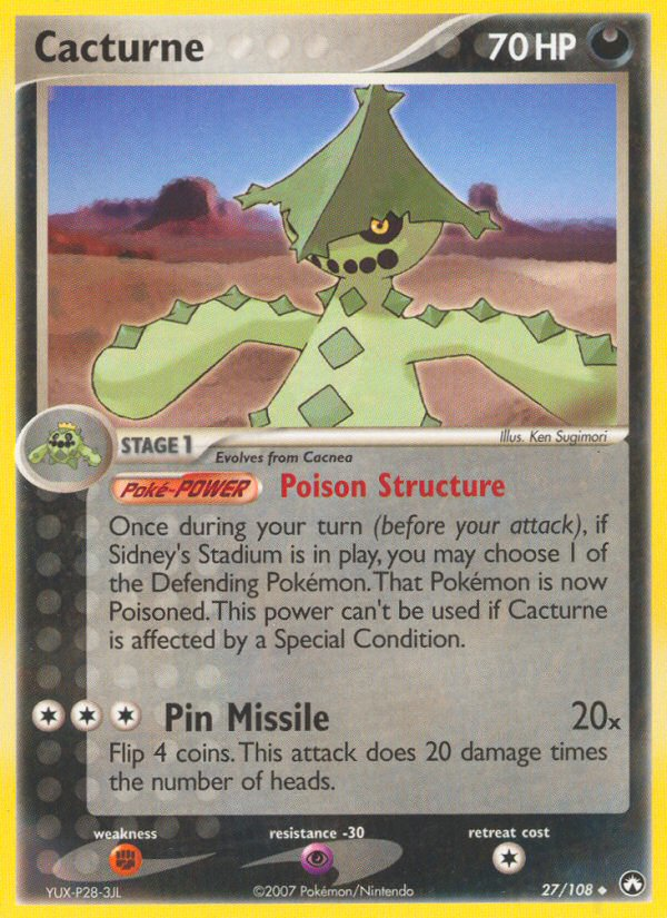 Cacturne (27/108) [EX: Power Keepers] | Odin's Place